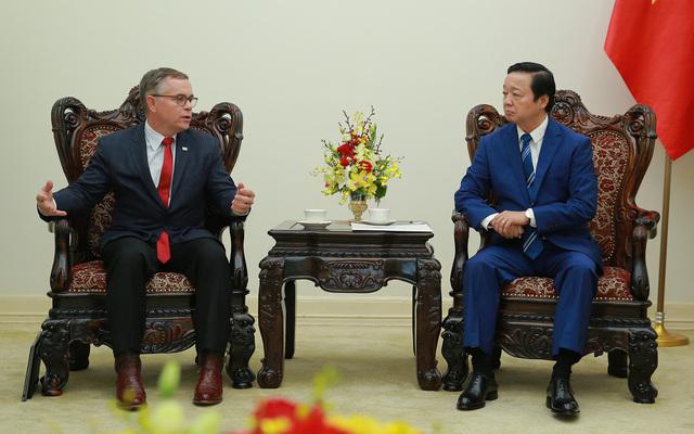越南政府副总理陈红河会见戴尔集团高级副总裁- Ảnh 1.