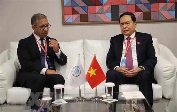 越南国会常务副主席分别会见各国议会联盟领导和老挝国会领导 - Ảnh 1.