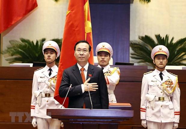 外国领导人祝贺武文赏当选越南国家主席 - Ảnh 1.