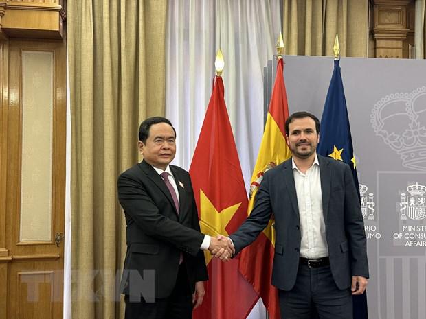 越南国会常务副主席陈青敏与西班牙参众两院领导举行会谈 - Ảnh 2.
