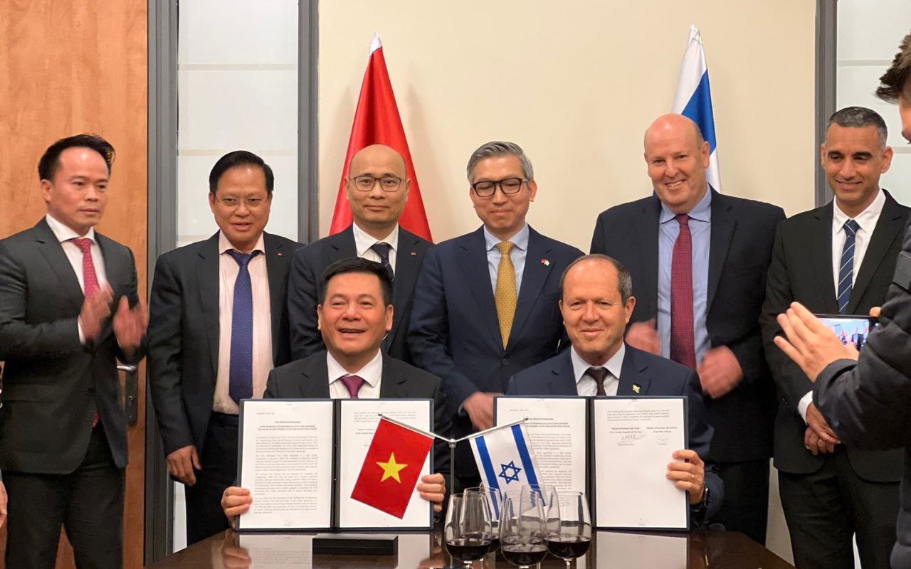 越南与以色列自由贸易协定7年谈判后正式结束