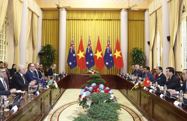 国家主席武文赏与澳大利亚总督戴维·赫尔利举行会谈 - Ảnh 2.