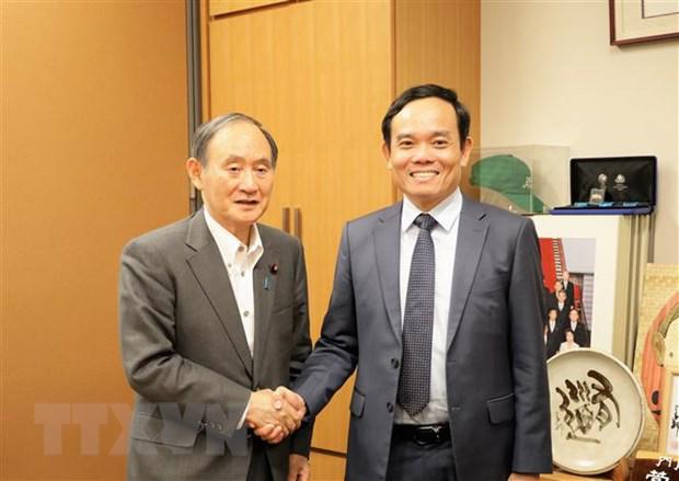 越南政府副总理陈流光开始访问日本 - Ảnh 1.