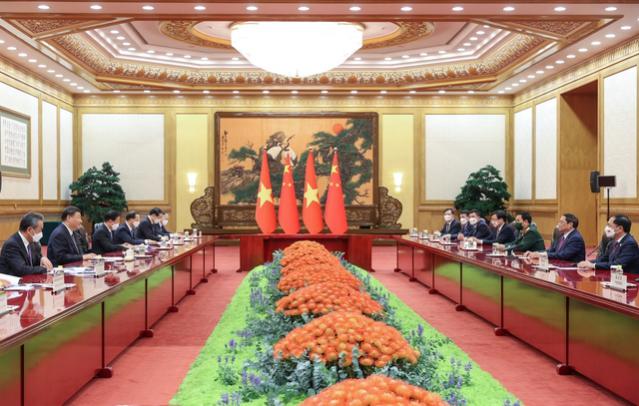 范明正总理会见中共中央总书记，中国国家主席习近平 - Ảnh 2.