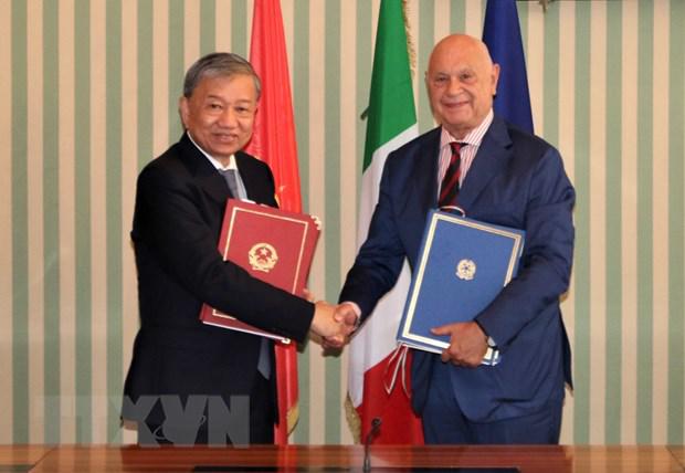 越南与意大利加强司法领域合作   携手打击犯罪活动 - Ảnh 2.