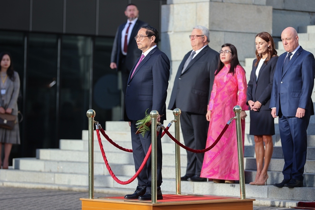 新西兰总理举行隆重仪式，欢迎范明正总理访问新西兰- Ảnh 6.