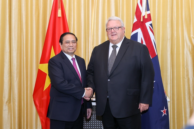 越南政府总理范明正会见新西兰国民议会议长- Ảnh 1.