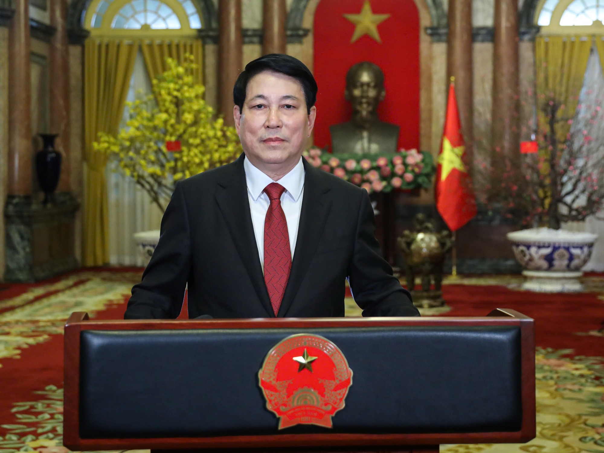 越南国家主席梁强向全国人民致以新春祝福