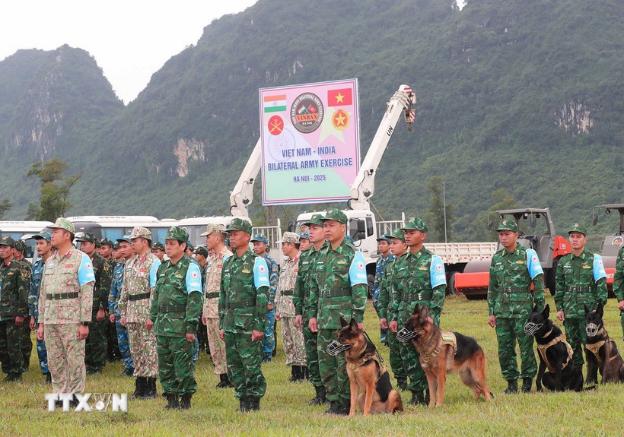 2025年越印联合国维和双边演习正式开幕- Ảnh 1.
