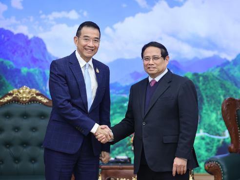 越南政府总理范明正会见泰国外长玛里•沙炎蓬- Ảnh 1.