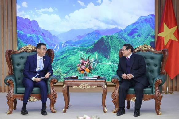 越南政府总理范明正会见泰国外长玛里•沙炎蓬- Ảnh 2.