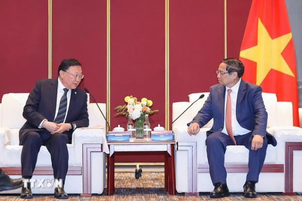 越南政府总理范明正会见中国驰名企业负责人- Ảnh 2.