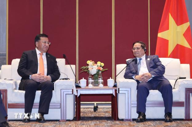 越南政府总理范明正会见中国驰名企业负责人- Ảnh 4.