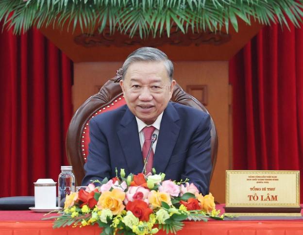 越共中央总书记苏林同美国总统唐纳德·特朗普通电话- Ảnh 1.