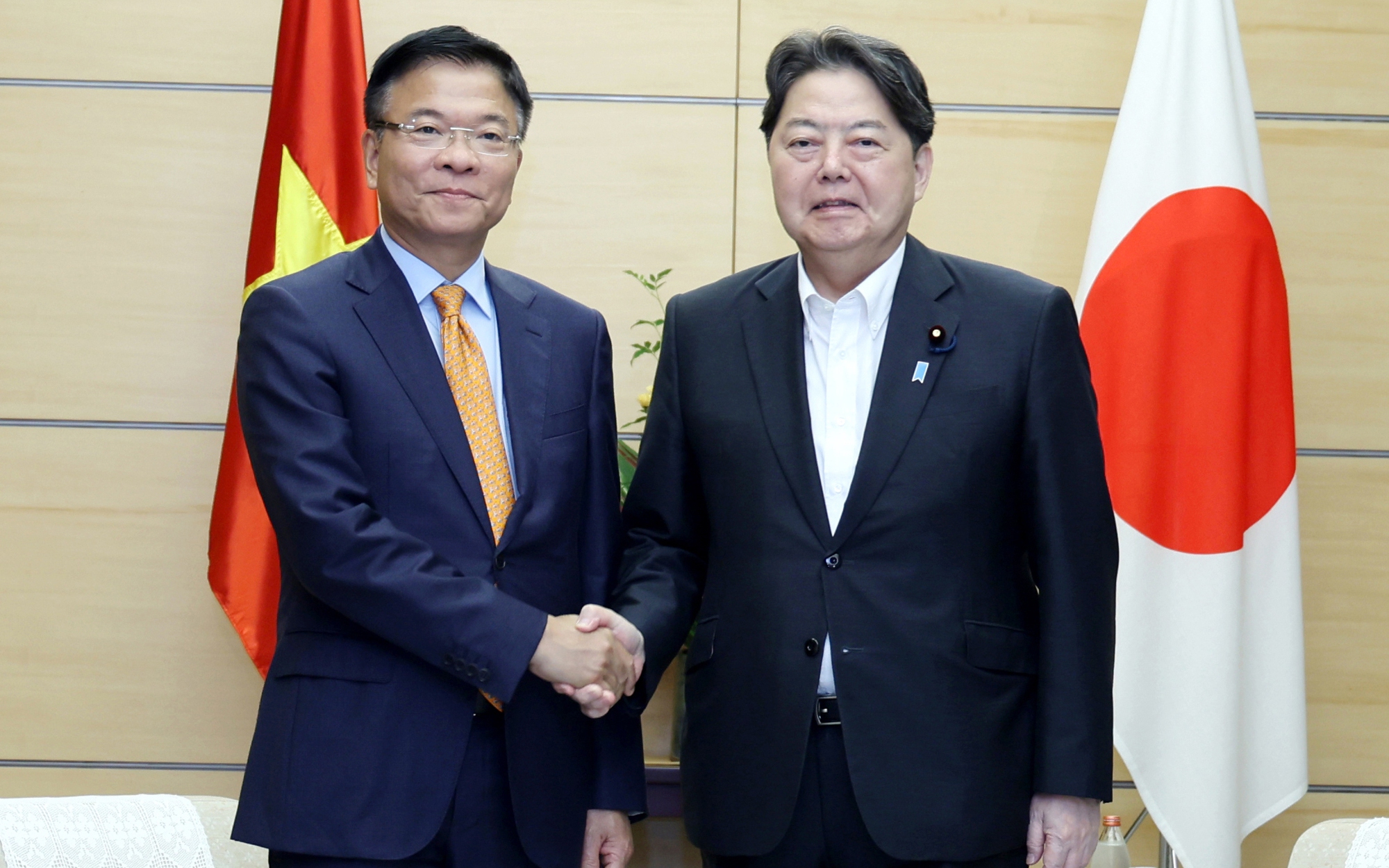 黎成龙副总理建议日本简化入境日本的手续，进而为越南公民免签