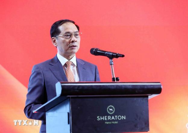 裴青山副总理出席庆祝越南中共建交76周年招待会- Ảnh 2.