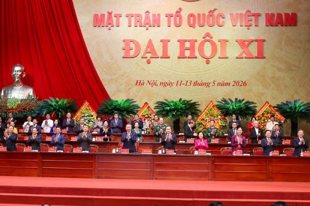 越南祖国阵线第十一次全国代表大会隆重开幕 总书记、国家主席苏林出席并发表重要讲话- Ảnh 5.