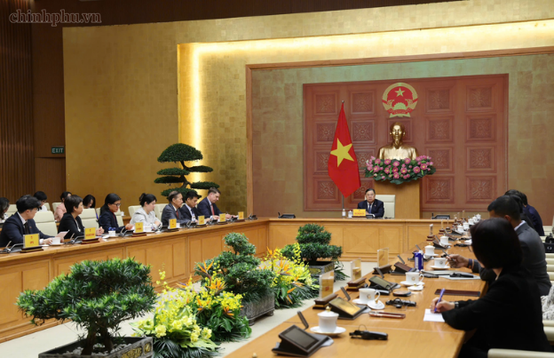 越南政府常务副总理范家肃接见美国企业代表团- Ảnh 3. 越南政府常务副总理范家肃接见美国企业代表团- Ảnh 3.