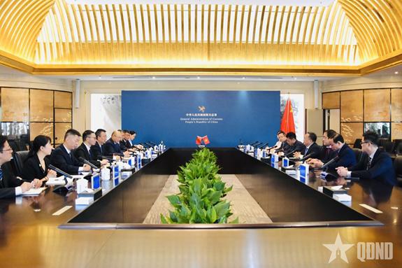 第十八次越南海关与中国海关总署反走私合作会议在中国举行- Ảnh 1.