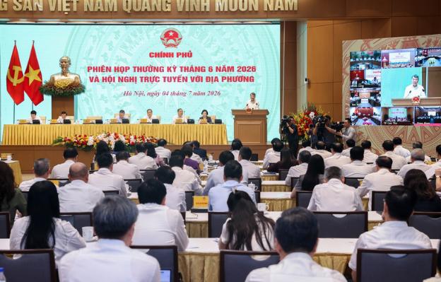 总书记、国家主席苏林出席政府6月份定期会议暨政府和各地方在线视频会议- Ảnh 3.