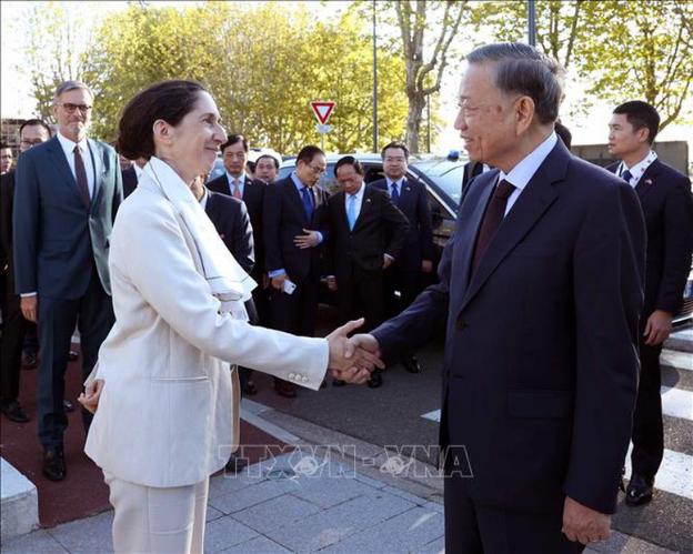 苏林访问法国原子能和替代能源委员会及法国泰雷兹集团技术研究中心- Ảnh 1.