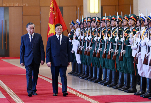 越共中央总书记、国家主席苏林举行仪式 欢迎泰国国王玛哈·哇集拉隆功访越- Ảnh 3.