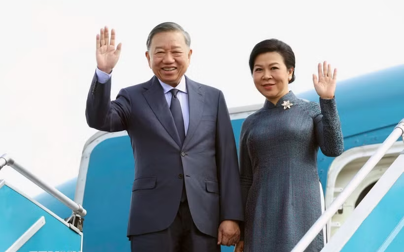 越共中央总书记、国家主席苏林启程对俄罗斯进行国事访问、对法国进行正式访问并出席国际太空峰会