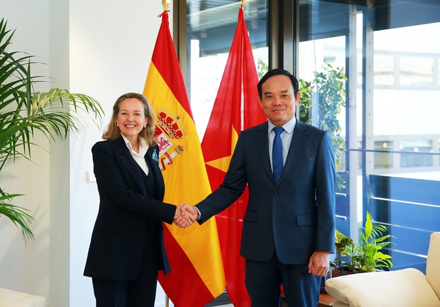 Chùm ảnh: Phó Thủ tướng Trần Lưu Quang thăm chính thức Tây Ban Nha - Ảnh 14.