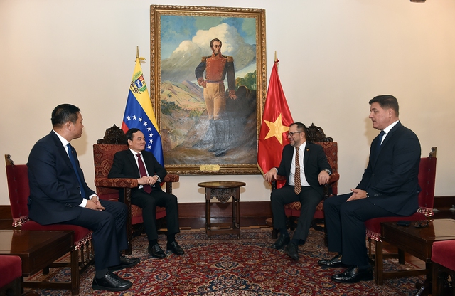 Chùm ảnh: Phó Thủ tướng Trần Lưu Quang thăm chính thức Venezuela- Ảnh 11.