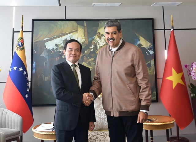 Chùm ảnh: Phó Thủ tướng Trần Lưu Quang thăm chính thức Venezuela- Ảnh 3.