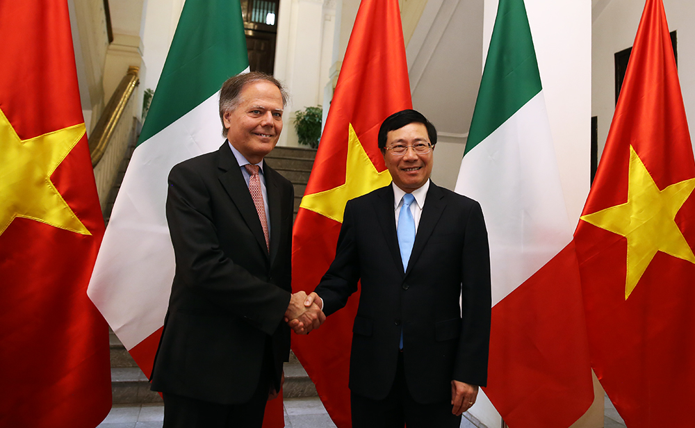 Đưa quan hệ Đối tác chiến lược Việt Nam-Italy tiếp tục phát triển ...