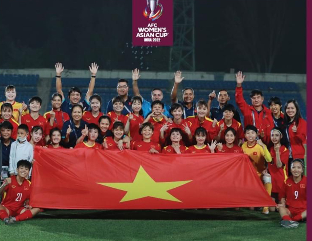 Đội tuyển nữ Việt Nam giành suất dự Giải vô địch châu Á 2022