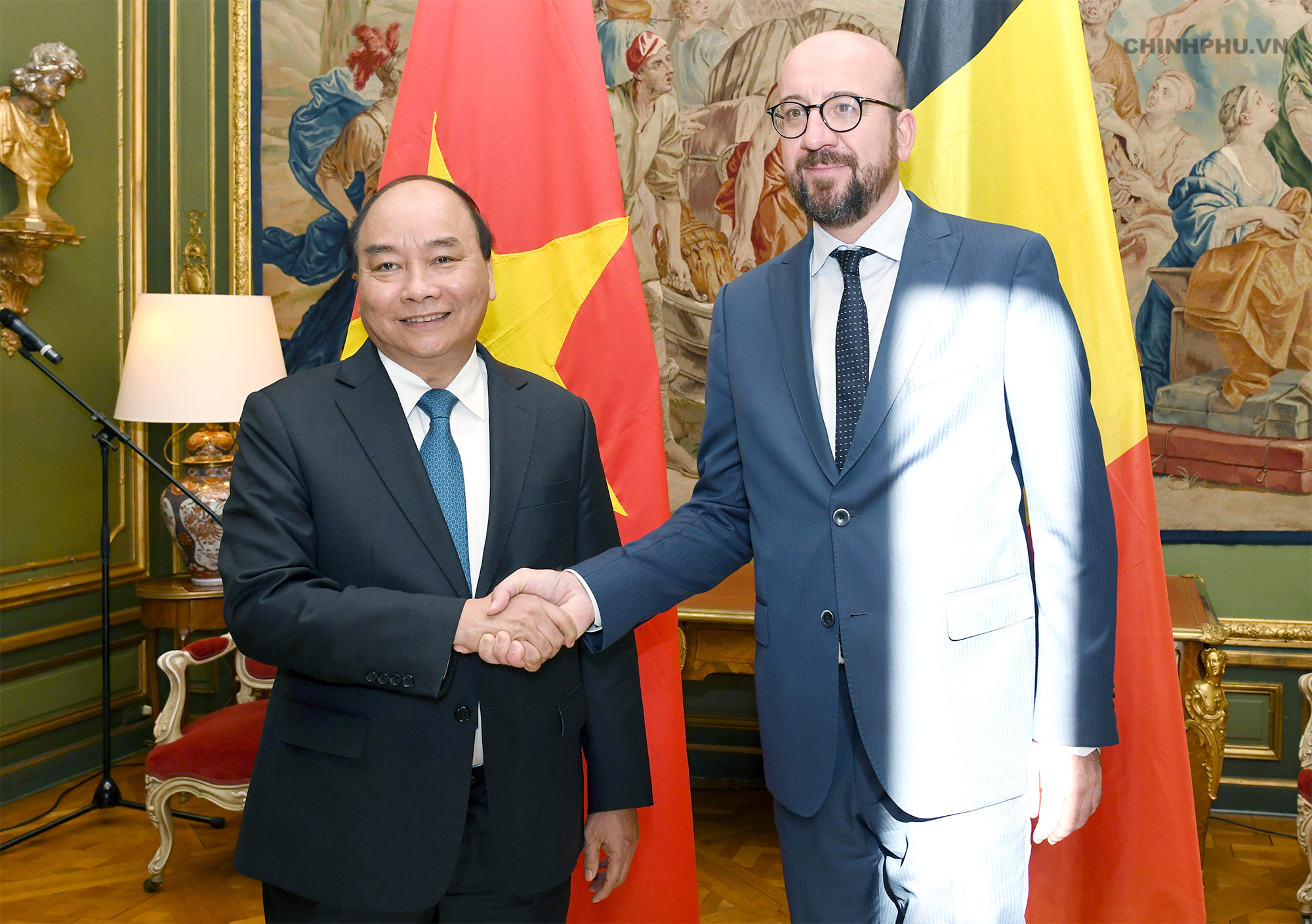 Thủ tướng Bỉ: Thủ tướng Bỉ là một nhân vật quan trọng trong việc thúc đẩy hợp tác giữa Bỉ và Việt Nam. Hãy xem bức ảnh liên quan để tìm hiểu thêm về hành trình của Thủ tướng Bỉ tại Việt Nam và những cam kết hợp tác với chính phủ Việt Nam.