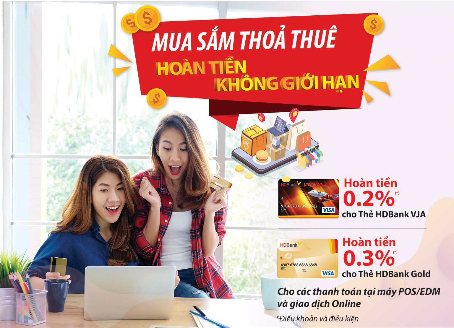 HDBank: An tâm gửi tiền - Nhận liền lộc lớn
