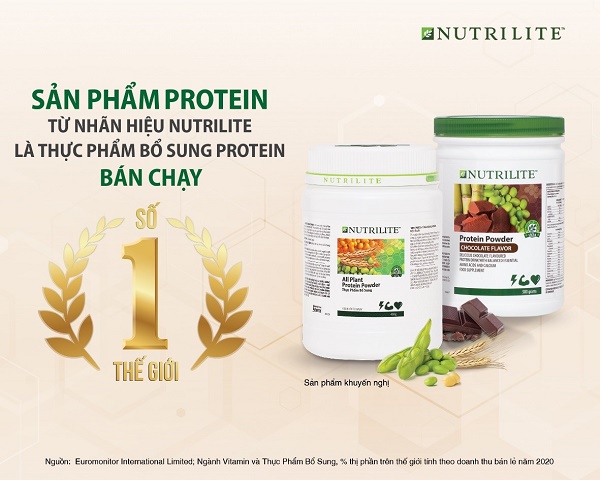 Dòng Nutrilite Protein đạt danh hiệu thực phẩm bổ sung dinh dưỡng ...