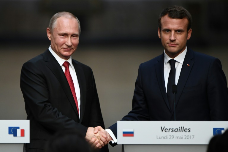 Ông Putin - quốc khách đầu tiên của tân Tổng thống Pháp Macron