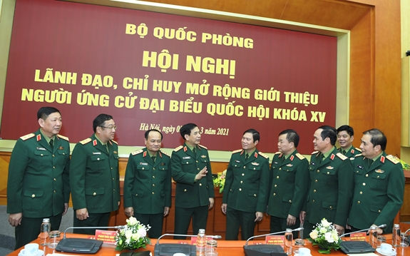 Image hình ảnh hình ảnh hình ảnh hình ảnh hình ảnh hình ảnh hình ảnh Phan Văn Giang - Bộ Quốc phòng giới thiệu hai Thứ trưởng ứng cử ĐBQH khóa XV