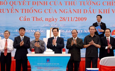 Khởi công đường ống dẫn khí lớn nhất Việt Nam
