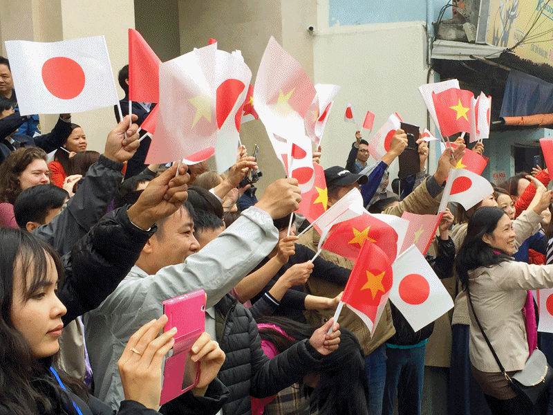 Japanese Emperor visits Temple of Literature