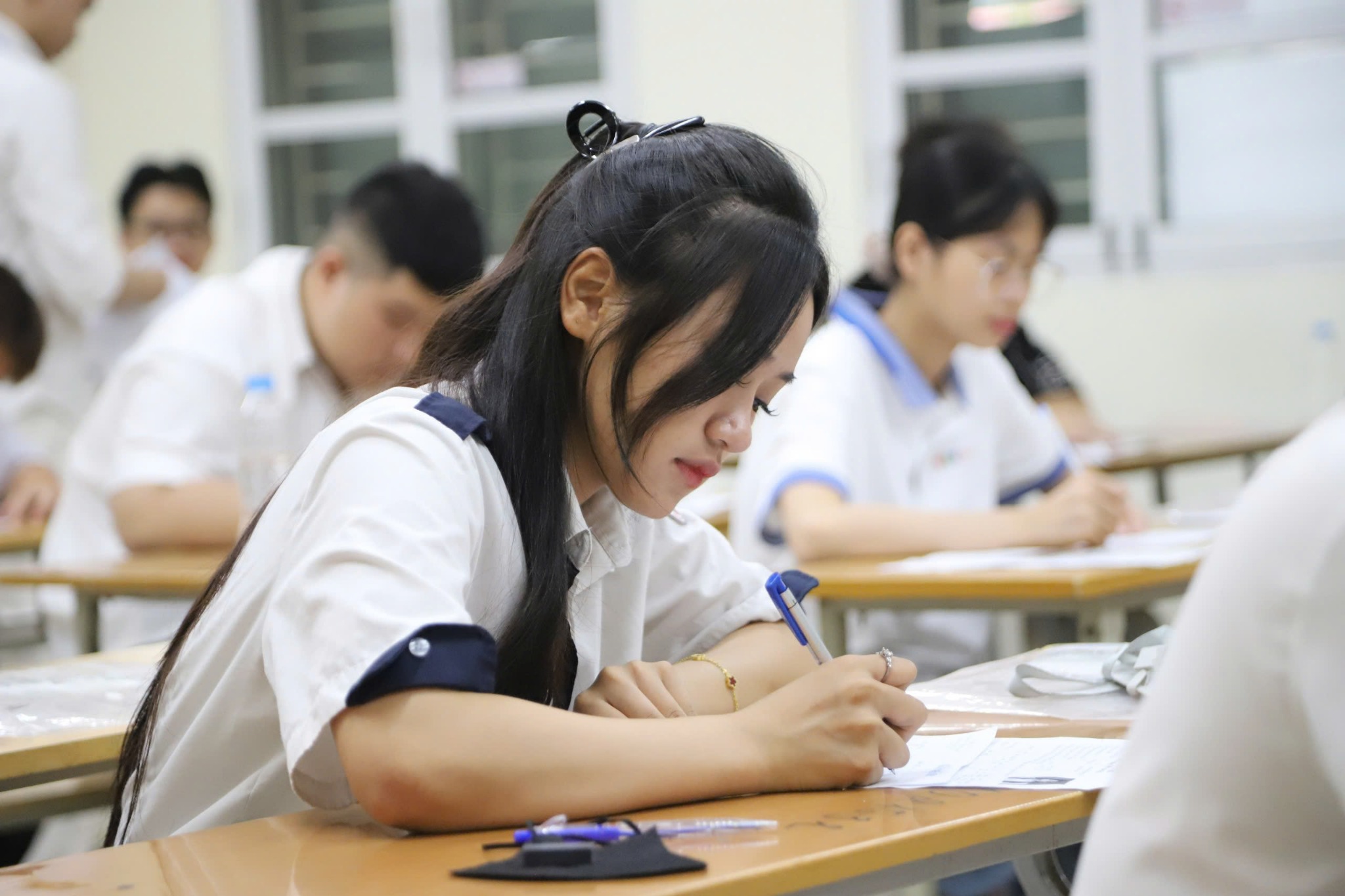 Học sinh trong kỳ thi