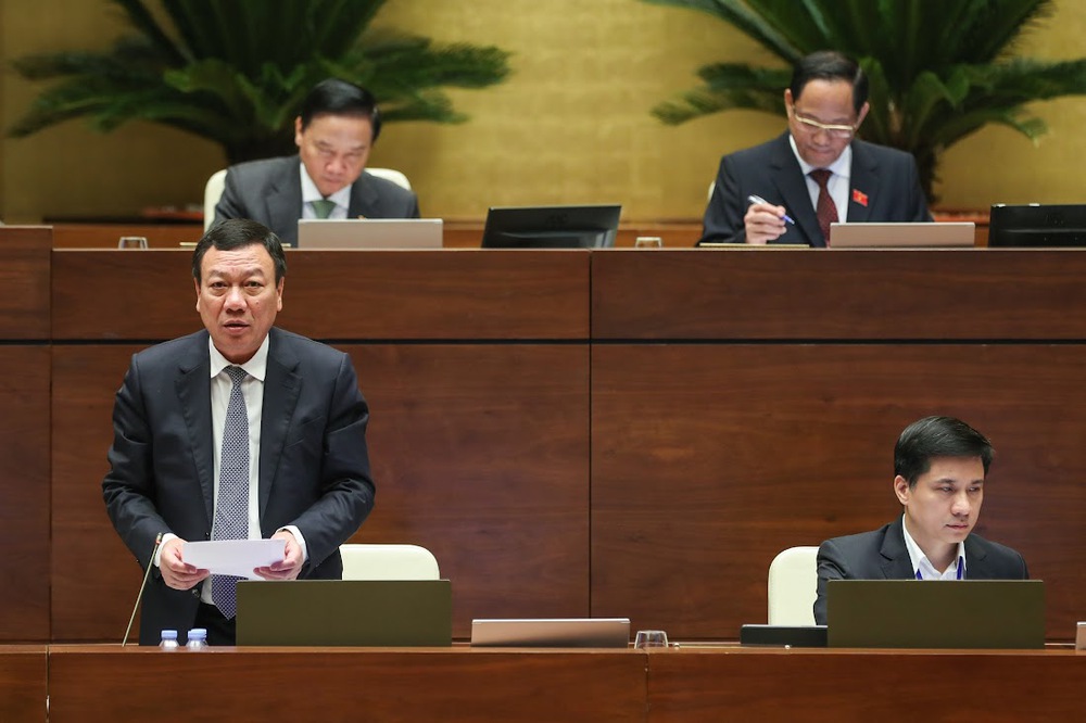 TRỰC TIẾP: Tổng Thanh tra Chính phủ Đoàn Hồng Phong trả lời chất vấn Quốc hội - Ảnh 5.