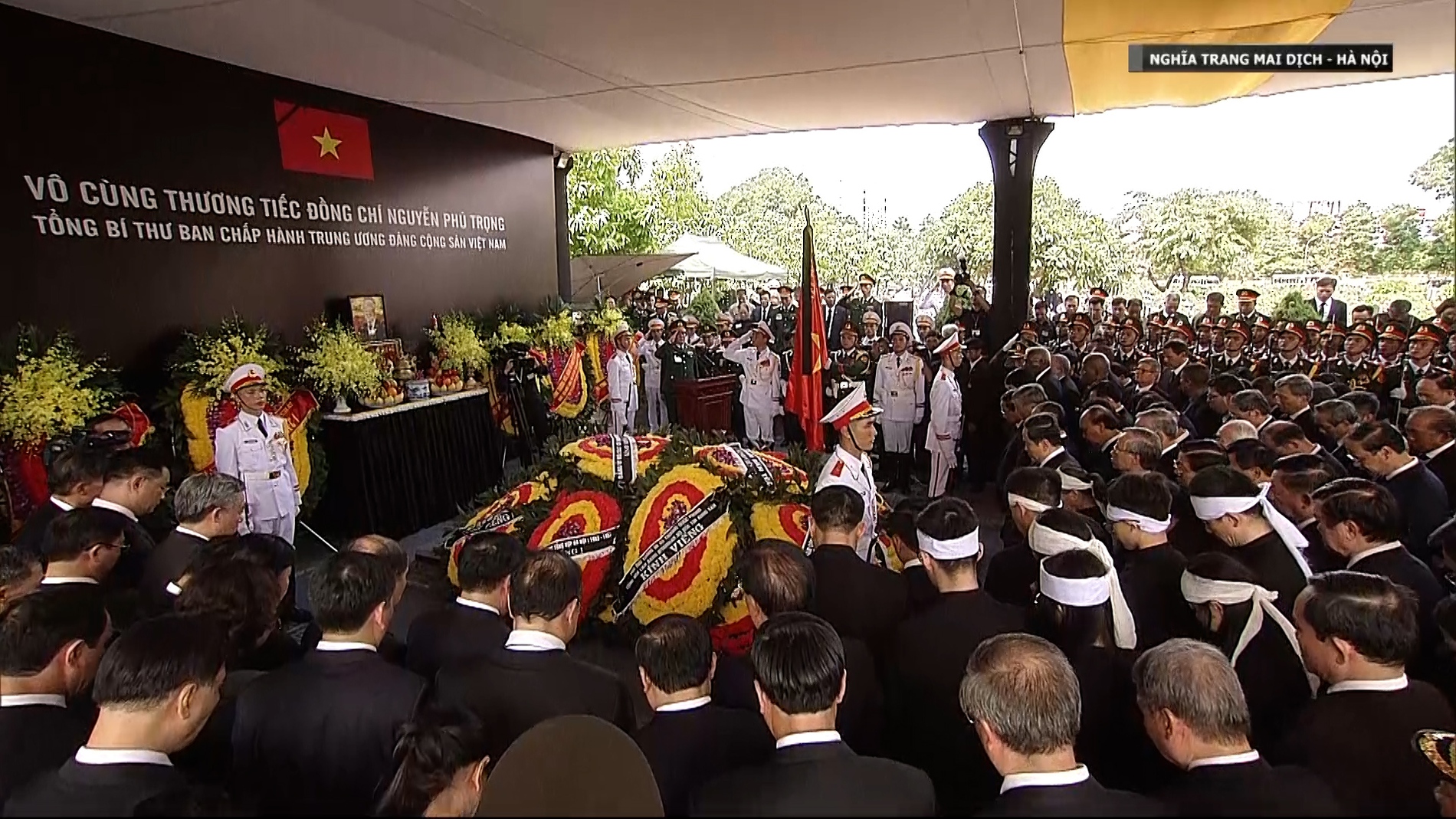 Lễ truy điệu và tiễn đưa đồng chí Tổng Bí thư Nguyễn Phú Trọng về nơi an nghỉ cuối cùng 