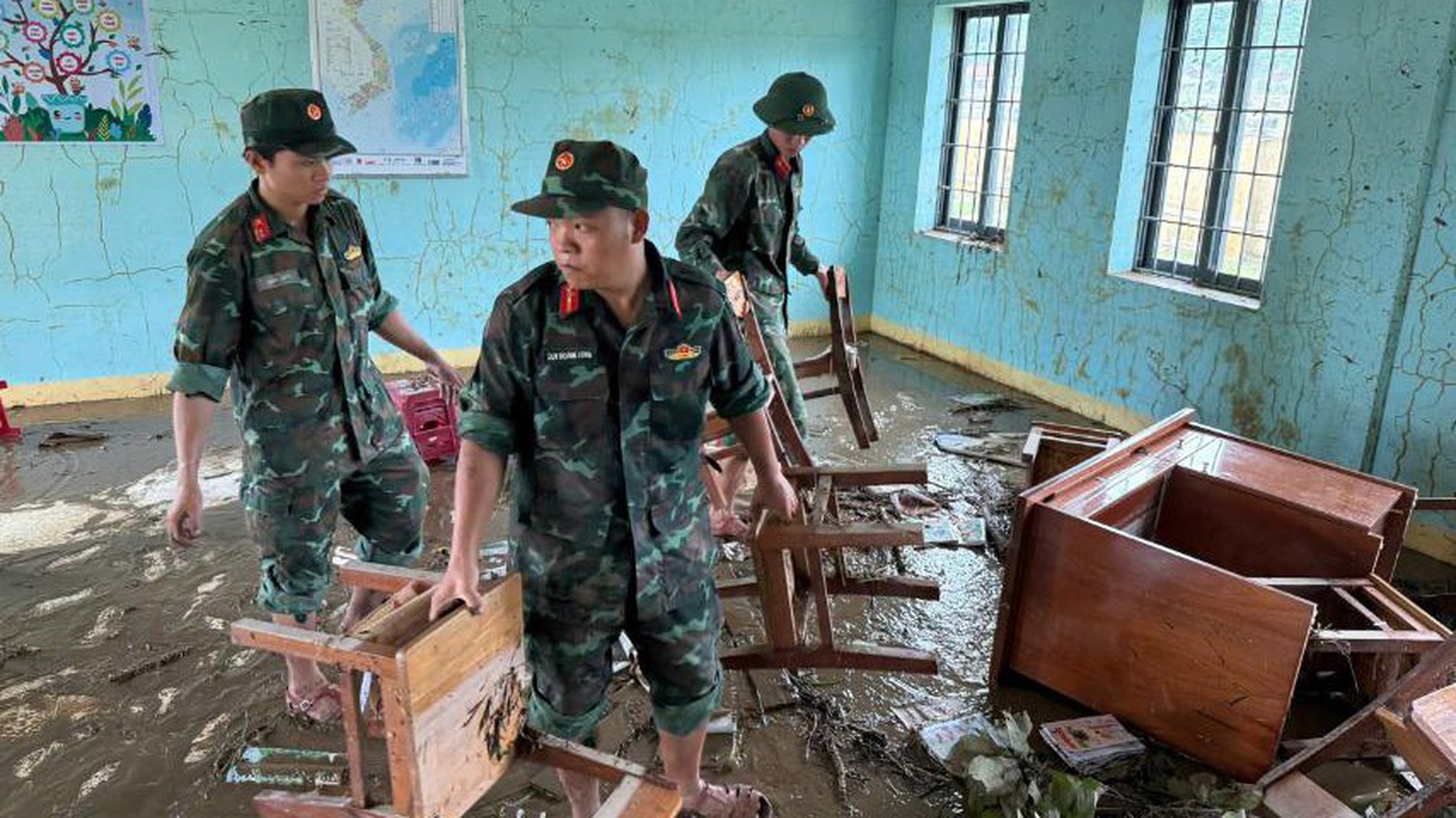 Đắk Lắk: Chung tay khắc phục hậu quả mưa bão