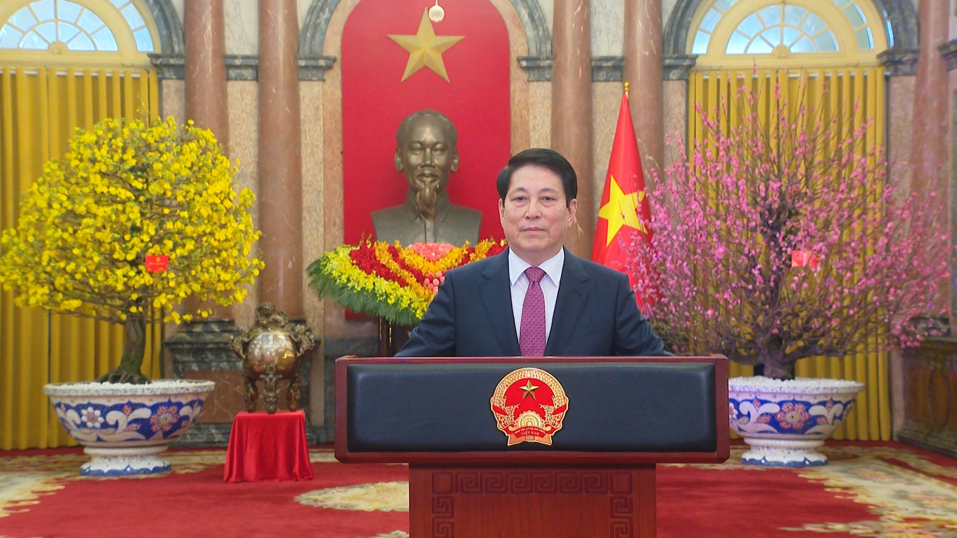 Chủ tịch nước Lương Cường chúc Tết giao thừa Xuân Bính Ngọ 2026