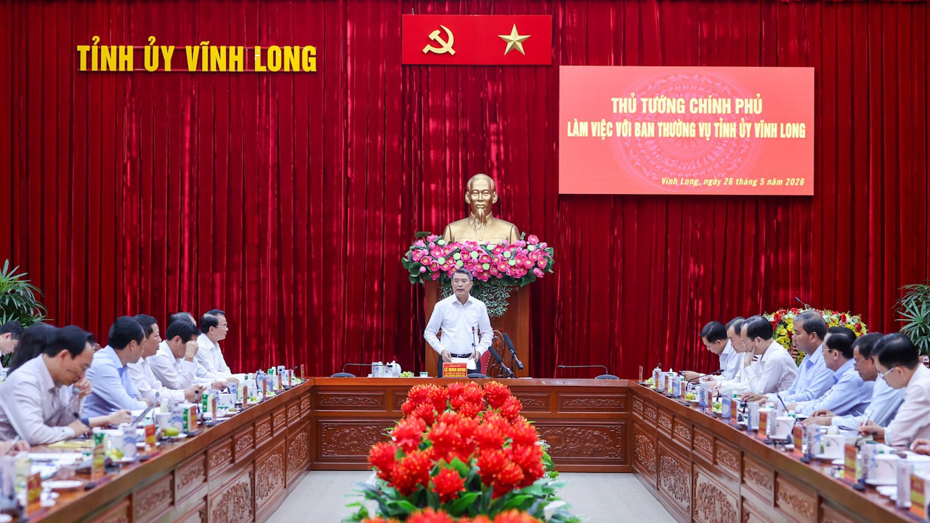Thủ tướng Lê Minh Hưng: Vĩnh Long cần sáng tạo và kiến tạo phát triển