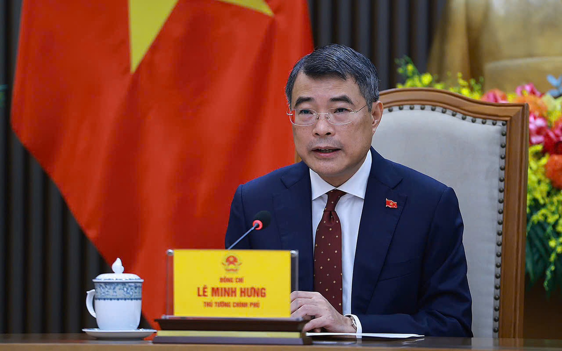 政府总理黎明兴同中国国务院总理李强通电话