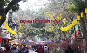 Hà Nội phân luồng giao thông tổ chức chợ hoa Xuân 2022