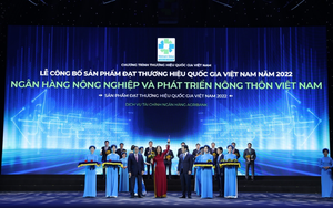 Agribank là Thương hiệu Quốc gia Việt Nam năm 2022