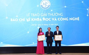 Báo Điện tử Chính phủ đoạt giải Nhất báo chí về khoa học và công nghệ