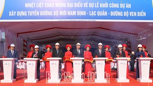 Khởi công tuyến đường bộ mới Nam Định - Lạc Quần - Đường bộ ven biển